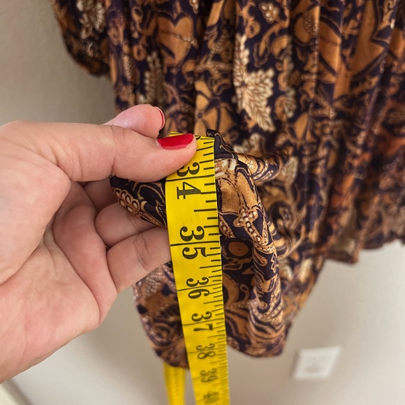 Ulla Johnson Mini Dress Small Wilhemina Celestial Orange Purple Floral Feminine - Picture 12 of 16